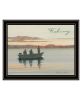 "Fishing" by Bonnie Mohr, Ready to Hang Framed Print, Black Frame