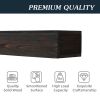 60" Rustic Wood Fireplace Mantel,Wall-Mounted & Floating Shelf for Home Decor