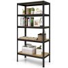 71 inch Heavy Duty Steel Adjustable 5 Level Storage Shelves