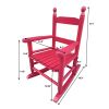 Children's rocking rose red chair- Indoor or Outdoor -Suitable for kids-Durable