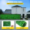 VEVOR Artificial Boxwood Panel UV 10pcs Boxwood Hedge Wall Panels Artificial Grass Backdrop Wall 24X16" 4cm Green Grass Wall Fake Hedge for Decor Priv