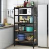 71 inch Heavy Duty Steel Adjustable 5 Level Storage Shelves