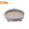 Modern Decorative Trays Home Decor Round Storage Tray Organizer Nordic Art Tray Jewelry Tray Candlestick Stand Table Living Room