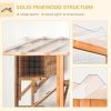 Catio Playground Cat Window Box Outside Enclosure, Wooden Outdoor Cat House with Weather Protection Roof for Multiple Kitties, Cat Shelter Kitten Play