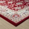 Stylish Classic Pattern Design Traditional Floral Filigree Bordered Area Rug